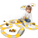 255Pcs Construction Pistes De Course Jouets Pour Les Enfants, Voitures Électriques – Image 5