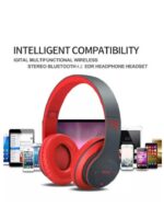 P47 - Casque Bluetooth Sans Fil Multifonction - Rouge – Image 2