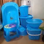 Kit ensemble baignoire pour bébé complet - Bleu – Image 3