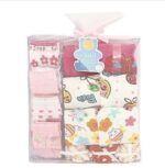Kit De Maternité De 3 Grenouillères Barboteuses +3 Serviettes + 4 Chaussons - Multicolore – Image 2