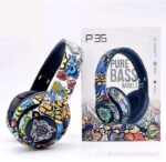 Super Casque audio pliable P35 Bluetooth Multicolore