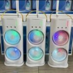 Ventilateur refroidisseur d'air portable à double tête rechargeable avec télécommande