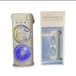 Ventilateur refroidisseur d'air portable à double tête rechargeable avec télécommande – Image 3