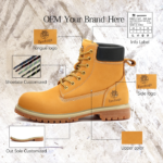 Chaussure Bottes en cuir de protection industrielle haute qualité – Image 3