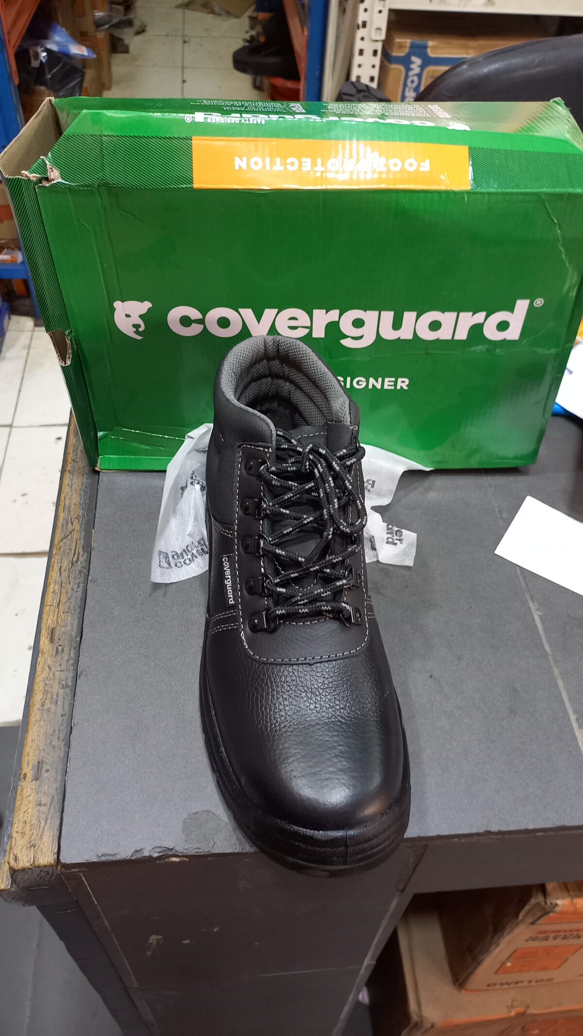 Chaussure de travail/sécurité de protection industrielle en cuir – Image 4