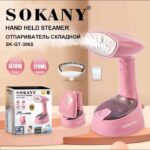 Défroisseur à vapeur pour vêtements rose – Image 2