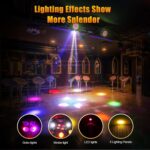 Projecteur lumière Mobile avec écran LCD, lumières de scène DJ 150 W – Image 7