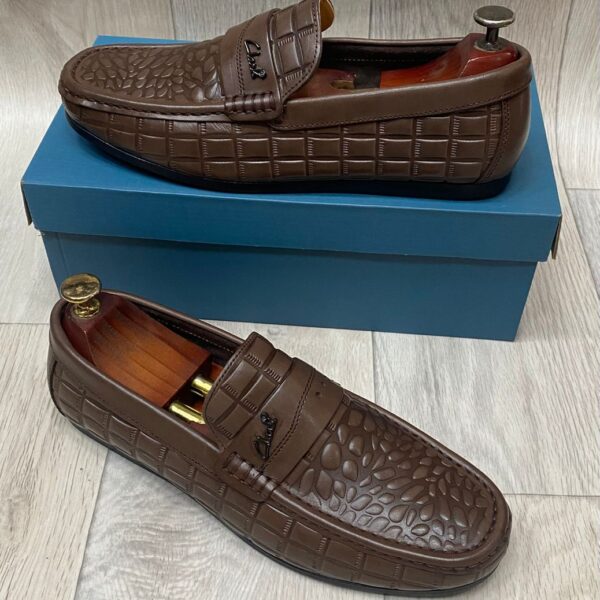 Mocassin En Cuir Pour Homme - Marron