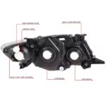 Paire de Phares pour TOYOTA Corolla 2007 A 2012 VERSION USA – Image 2