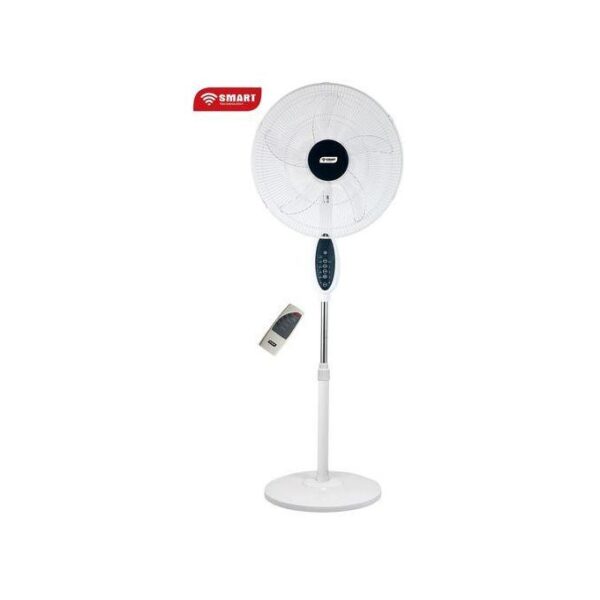 SMART TECHNOLOGY Lot de 2 Ventilateurs Smart 20" Avec Télécommande (STV-2040RCC) (2PC/CRT)-75W-5 Hélices- Blanc