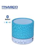 Nasco Enceinte Bluetooth - 2 W - Port USB / Prise jack - 3.7 V – 400 mAh - Multicolore