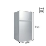 Nasco REFRIGERATEUR DOUBLE PORTES - 58LT - ECONOMIE D'ENERGIE- NASF2-100FL-DS
