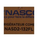 Nasco Réfrigérateur Combine-Nasd2-132fl - 106l / R600a - 2 Tiroirs - Argent – Image 6
