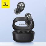 Écouteurs sans fil Baseus Bluetooth 5.3 Bowie WM02 True (NGTW180101) - Noir – Image 4