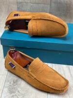 Mocassins en daim Pour Homme - Gris – Image 18