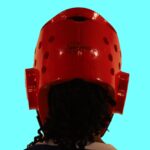 Casque de Karate ROUGE – Image 9