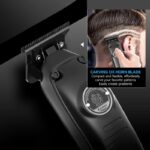 KM-1827 Tondeuse à Cheveux Electrique Professionnelle sans Fil Rechargeable – Image 3