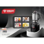 SMART TECHNOLOGY Blender Multifonctions (STPE-8030P) Avec Verre Borosilicate(Incassable)/ Résistant à L'eau / Moteur En Cuivre Pur - 800 W- 1.5L- Écran Tactile- Noir – Image 3