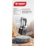 SMART TECHNOLOGY Blender Multifonctions (STPE-8033P) Avec Bol Incassable - Résistant à L'eau - Ecran Tactile/ Moteur En Cuivre Pur - 800 W- 2L- Noir – Image 4