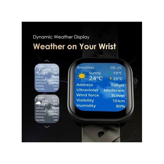 Montre Connectée Watch Pro AM 1,85″ AMOLED IP68 – Image 4
