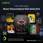 Oraimo Montre intelligente Nova AM écran AMOLED 2,01" Coque Incurvée – Image 5