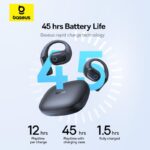 Écouteurs sans fil, Bluetooth avec crochets d’oreille Baseus Eli 10i Fit A00080600123-00 – Image 4