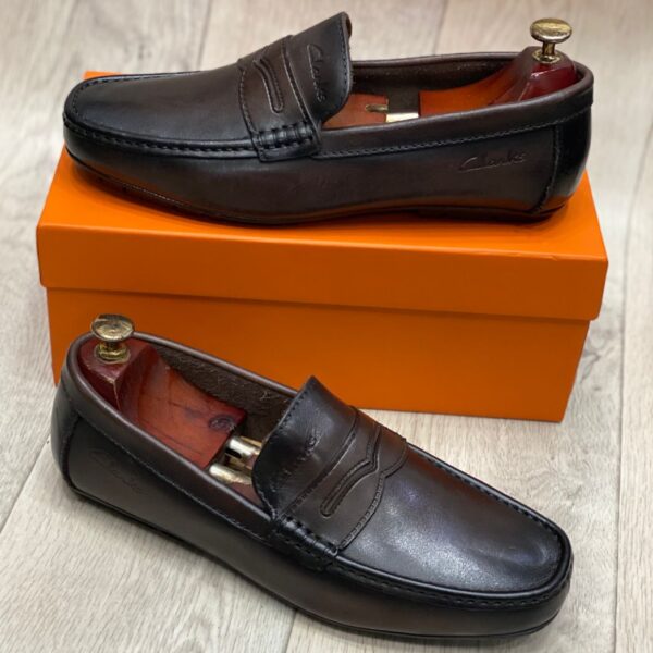 Baladeuse Pour Homme En Cuir – Marron/Noir