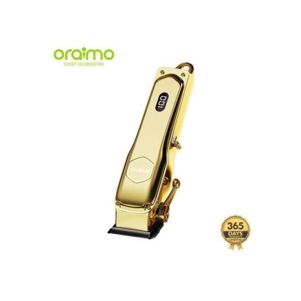 Oraimo Tondeuse à Cheveux Professionnelle - Sans Fil -Or