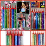 Lot de 3 Bougie d'anniversaire - 3pcs – Image 2