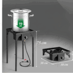 Bruleur Camping en plein air Grill pour l'extérieur, le jardin, la réunion, la fête – Image 5