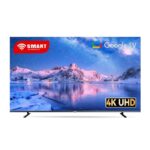 SMART TECHNOLOGY TV 85’’ Mini LED/QLED HD - Google TV, Android 14 (STT-8580K)-4K UHD- Wifi, Bluetooth - App - 2 télécommandes slim avec option vocale - 3x HDMI, 2x USB – Noir