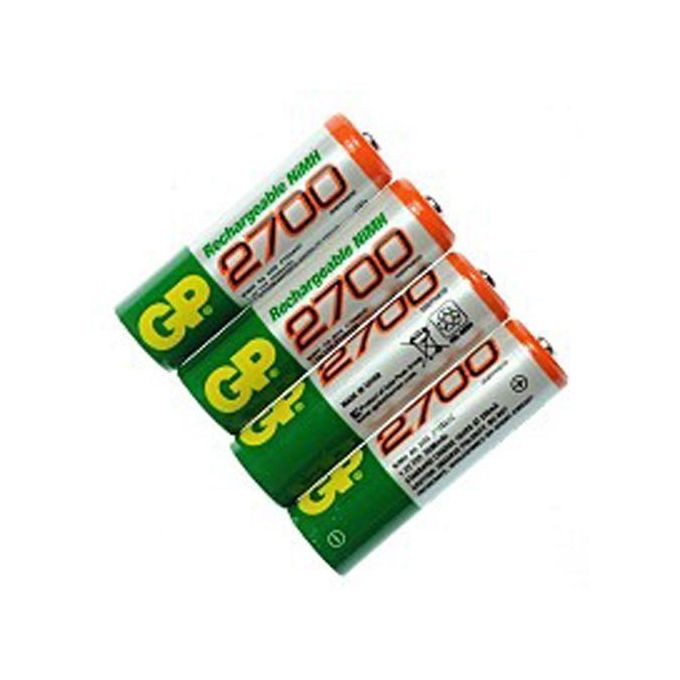 Gp Pack 4 Piles Rechargeables AAA 2700 – Image 1
