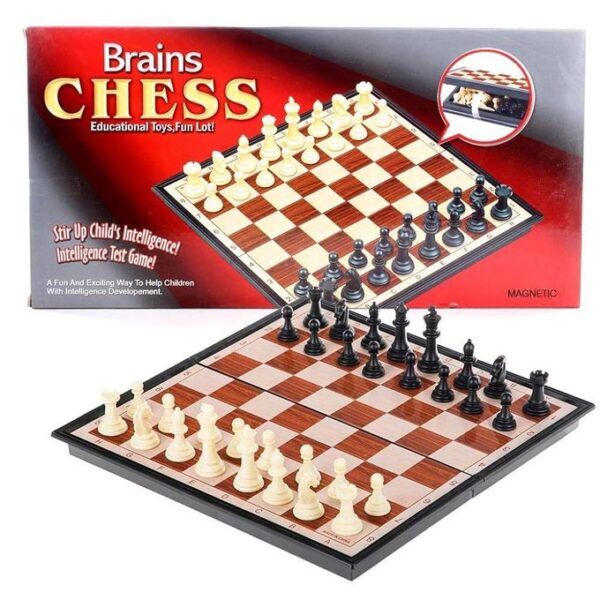 Échiquier Pliant Haut de Gamme - Jeu d'échecs Magnétique Portable Durable