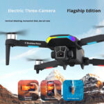 F168 Drone débutant à flux optique Anti-Shake EIS Brushless 4 axes pour la photographie aérienne Évitement d'obstacles Endurance Télécommande – Image 3