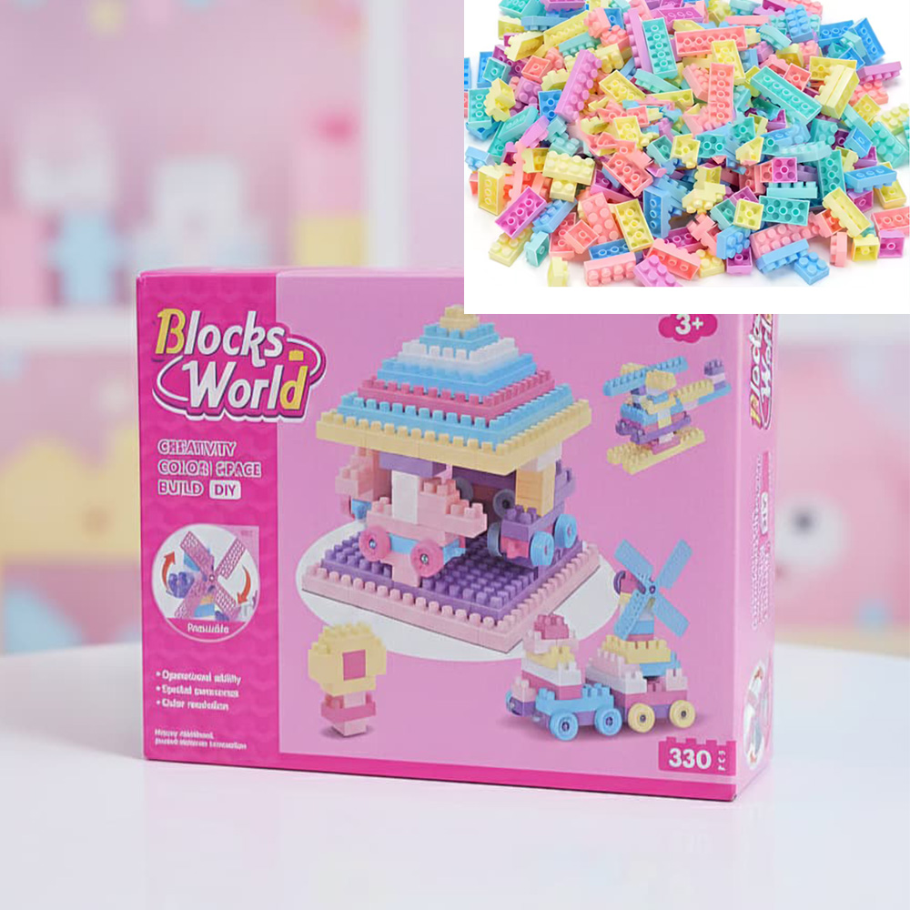 Bloc de Construction - Ensemble de 330 pièces - Jouet D'ingénierie de Construction – Image 1