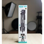 Trépied IP-8312 Universel pour Smartphone et Appareil Photo – Hauteur Réglable - Argent/Noir – Image 2