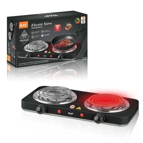 RAF Réchaud électrique à 2 feux avec contrôler de température