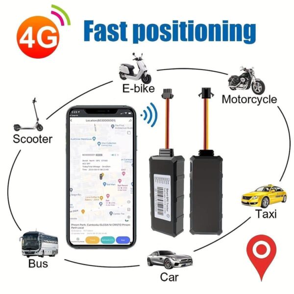 Traceur GPS pour voiture, moto  avec fonction coupe-moteur