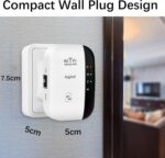 Répéteur WiFi Sans Fil 300Mbps 2.4G avec WPS - Extenseur/AP/Amplificateur de Portée de Signal Wi-Fi/Booster – Image 4