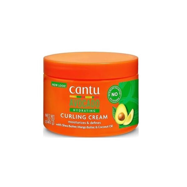 cantu Crème Bouclante Hydratante - Avocado Hydrating Curling Cream Shea Butter Mango Butter Coconut Oil